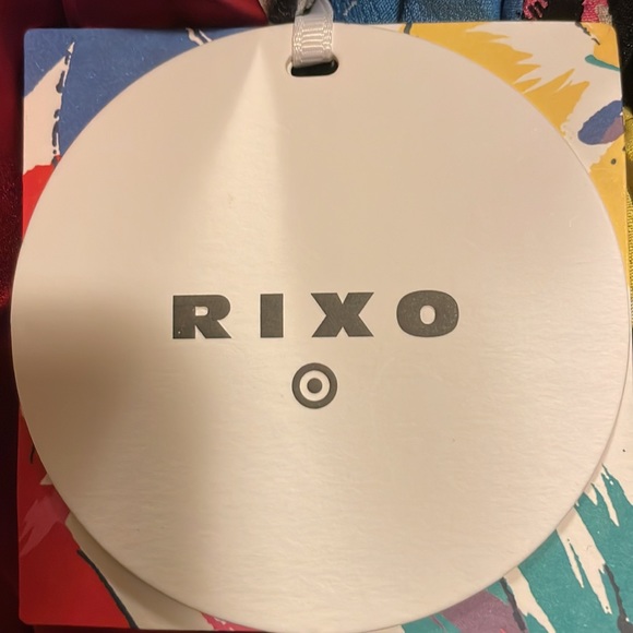 RIXO x Target Multi Floral Linen, Puff Sleeve Dress, Size 8 - Picture 8 of 11